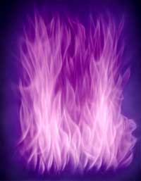 The violet flame of Saint Germain